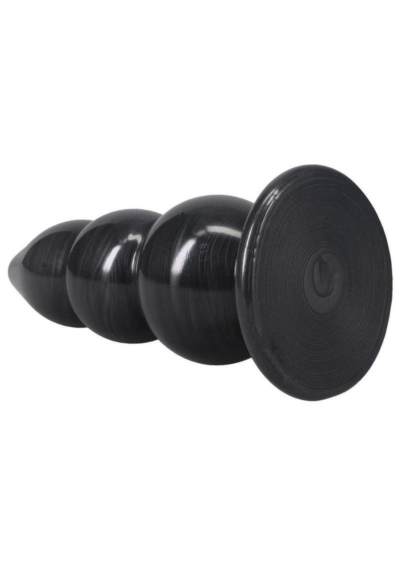 American Bombshell Triple Payload Anal Plug 7.75in - Gun Metal