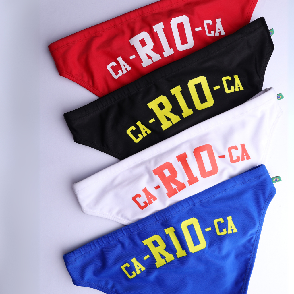 CA-RIO-CA LOGO SWIM Bikini - Men's Swimming Sunga - Beachwear for Men