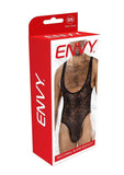 Envy Menswear Nocturnal Bloom Bodysuit - Black