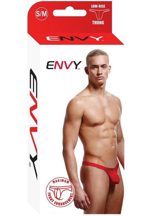Envy Menswear Low Rise Thong - Red