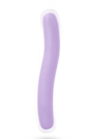 Play With Me Rechargeable Silicone Double Ended Vibrator 8.5in - Purple
