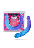 B Yours Sugar Stud Double Dildo 13.75in - Blue