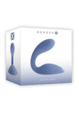 Gender X Shifting Gears Rechargeable Silicone Grind Pad Vibrator - Blue