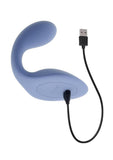 Gender X Shifting Gears Rechargeable Silicone Grind Pad Vibrator - Blue