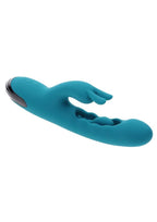 Bunny Tapper Rechargeable Silicone Tapping Rabbit Vibrator - Blue