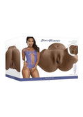 Squirt For Me Chanell Heart Movie & Realistic Squirting Stroker - Pussy/Ass - Caramel