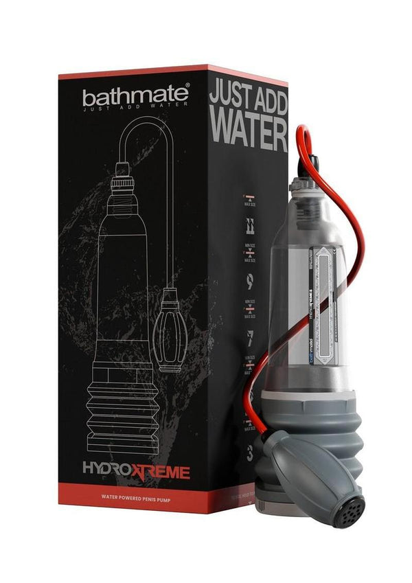 HydroXtreme8 Penis Pump Only - Clear/Gray
