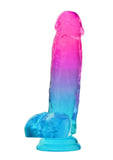 B Yours Candy Colored Dildo 5.5in - Blue/Pink