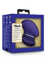 The Blush Collection Riana Rechargeable Silicone Clitoral Stimulator - Royal Indigo
