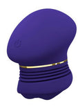 The Blush Collection Riana Rechargeable Silicone Clitoral Stimulator - Royal Indigo