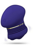The Blush Collection Riana Rechargeable Silicone Clitoral Stimulator - Royal Indigo
