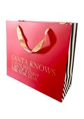 Santa Knows You've Been a Bit of a Cunt This Year Dear Gift Bag - Large