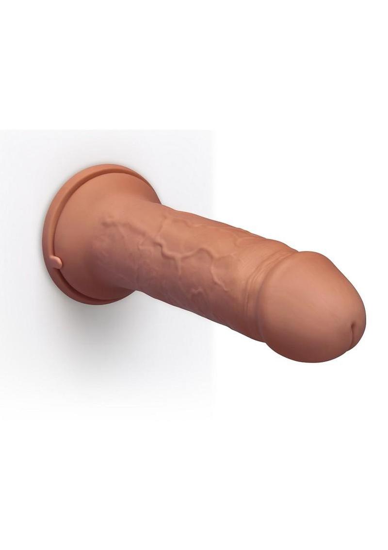 B-Vibe Girth Max Girth Dildo with Suction Cup 12in - Caramel