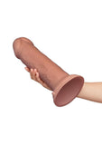 B-Vibe Girth Max Girth Dildo with Suction Cup 12in - Caramel