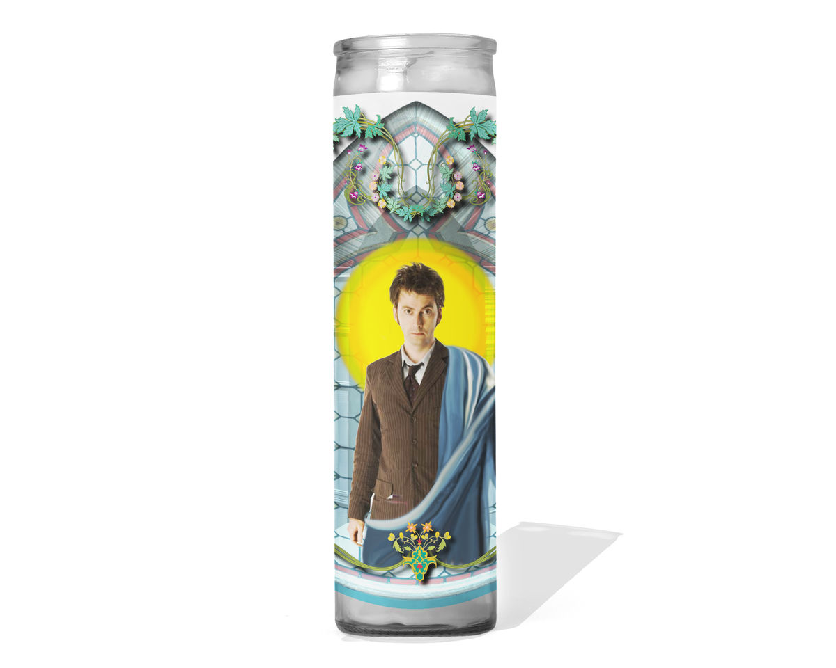 Doctor Who Celebrity Prayer Candle