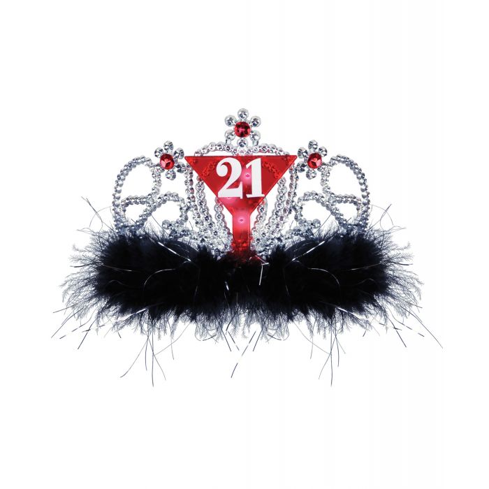 Beistle 21st Birthday Flashing Tiara