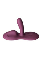 Zalo Flora Rechargeable Silicone App Compatible Smart Vibrating Pad - Purple