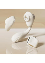 Zalo Deya Rechargeable Silicone App Compatible Wearable Vibrator Set - White/Gold
