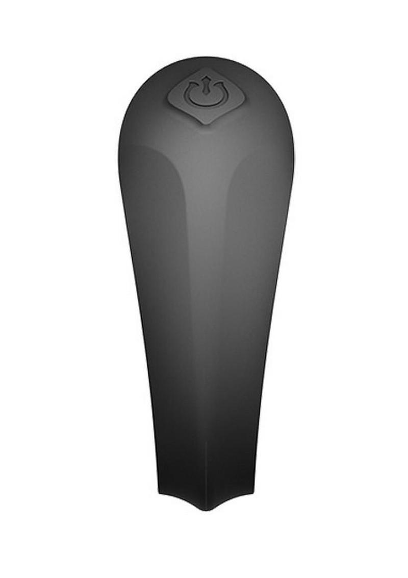 Zalo Apis Rechargeable Silicone App Compatible Vibrating Couple's Ring - Black