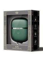 Zalo Apis Rechargeable Silicone App Compatible Vibrating Couple's Ring - Green