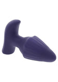 Starburst Rechargeable Silicone Expandable Anal Plug with Remote - Purple