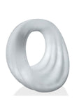 Hunkyjunk Expander Slimmer Scoop Style Silicone Cockring - Clear Steam