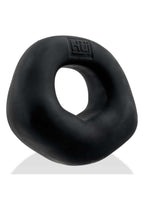 Hunkyjunk Fit Bulge Hung-Style Silicone Cockring - Black Fog