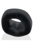 Hunkyjunk Fit Bulge Hung-Style Silicone Cockring - Black Fog