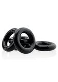 Hunkyjunk Jacker 5 Stack Super-Strong Cockrings (5 Pack) - Black