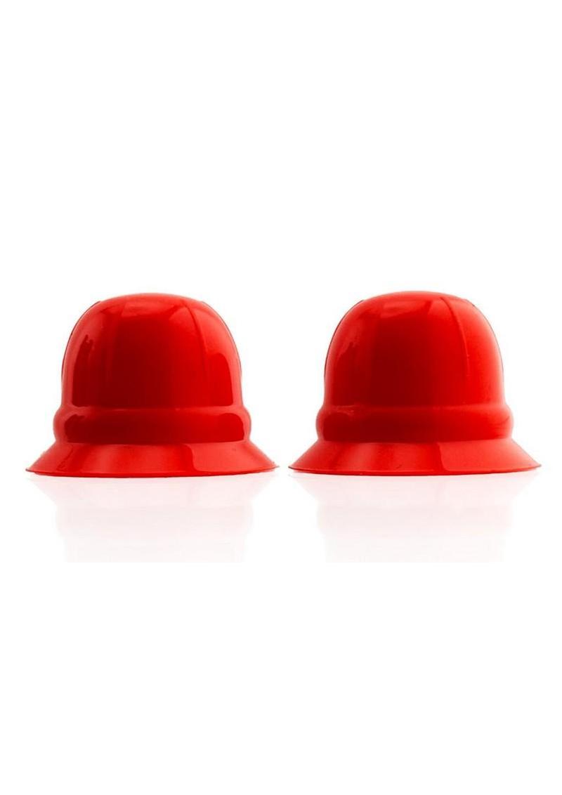 Hunkyjunk Nano Nips Just the Tip Silicone Nipple Nubs - Red