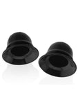 Hunkyjunk Nano Nips Just the Tip Silicone Nipple Nubs - Black