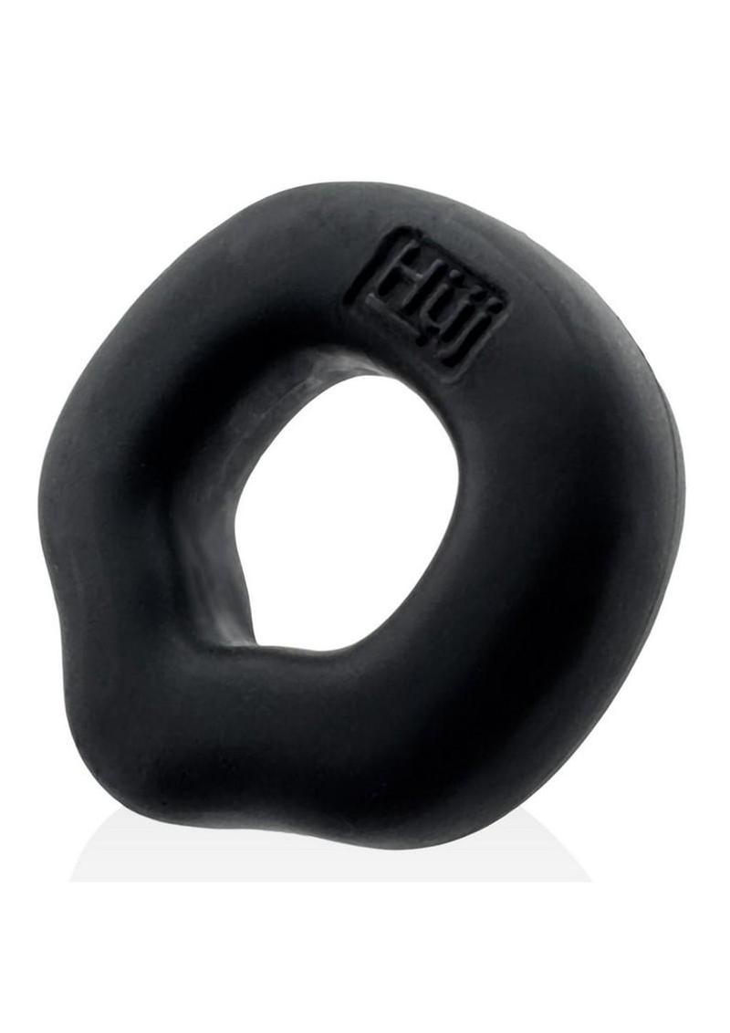Hunkyjunk Fit Grips Ergo-Fit Silicone Cockrings (2 Pack) - Black/Red