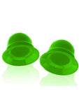 Hunkyjunk Nano Nips Just the Tip Silicone Nipple Nubs - Lizzard Green