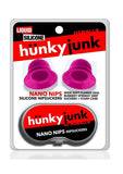 Hunkyjunk Nano Nips Just the Tip Silicone Nipple Nubs - Pink