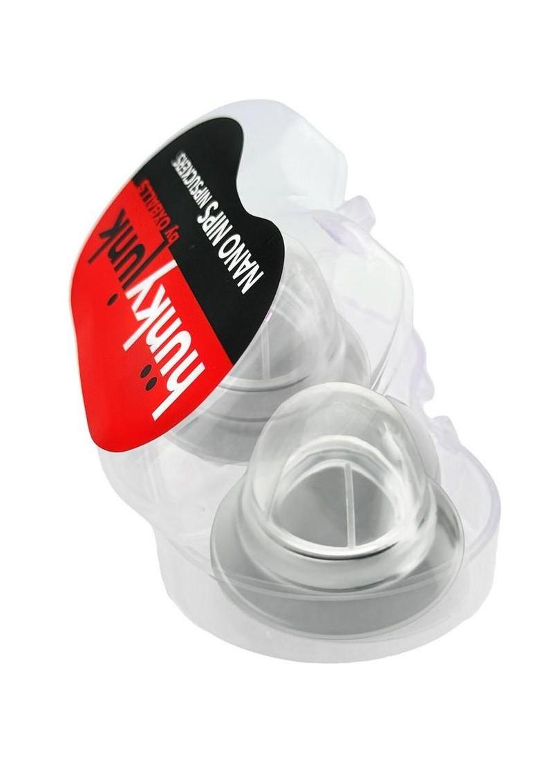 Hunkyjunk Nano Nips Just the Tip Silicone Nipple Nubs - Clear