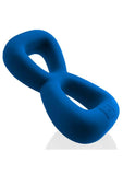 Hunkyjunk Boomerang Silicone Double-Ring Cockring - Teal Fizz packaging