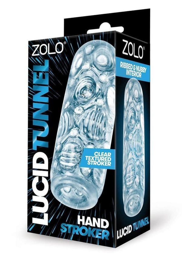 Zolo Hand Stroker Lucid Tunnel - Clear