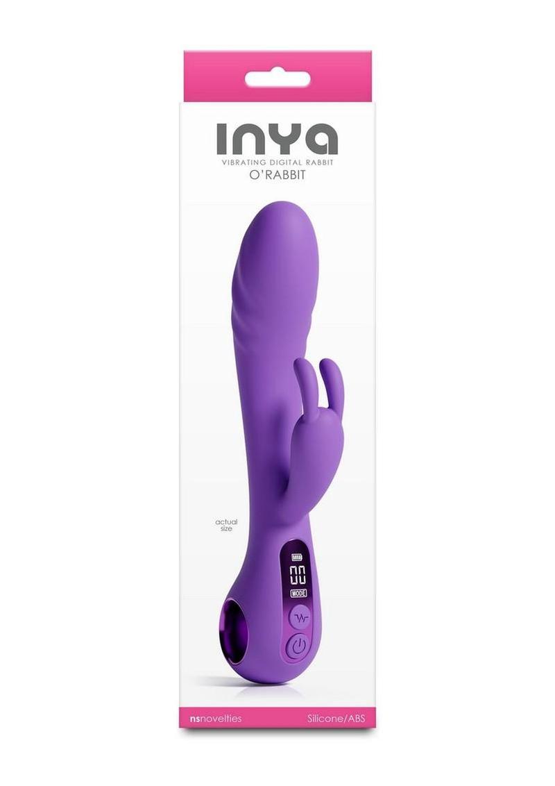 INYA O'Rabbit Rechargeable Silicone Rabbit Vibrator - Purple