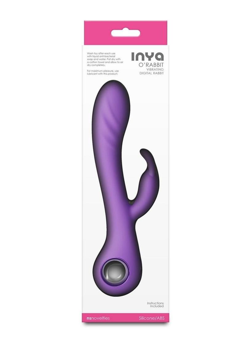 INYA O'Rabbit Rechargeable Silicone Rabbit Vibrator - Purple