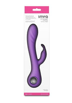 INYA O'Rabbit Rechargeable Silicone Rabbit Vibrator - Purple