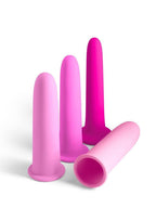 INYA Vibrating Gliders Rechargeable Silicone Dilator Set (4 Piece) - Pink