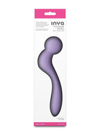 INYA Pleasure Wand Rechargeable Silicone Dual End Vibrator - Lavender