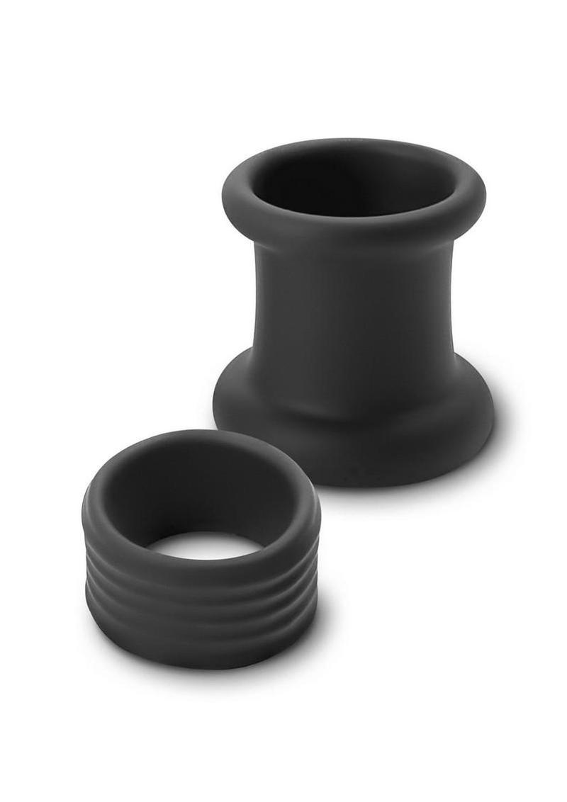 Renegade Buster Silicone Ball Stretcher (2 Piece) - Black