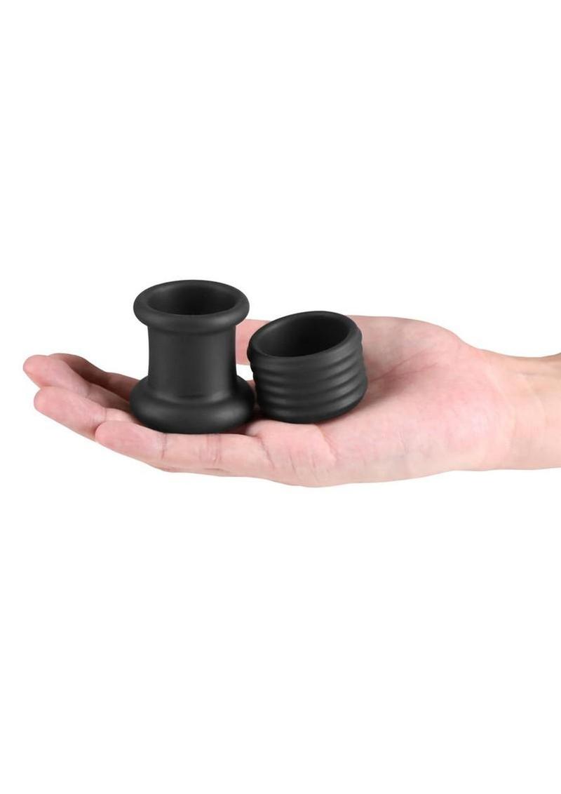 Renegade Buster Silicone Ball Stretcher (2 Piece) - Black