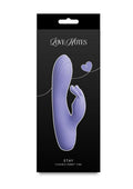 Love Notes Stay Rechargeable Silicone Petite Rabbit Vibrator - Lavender