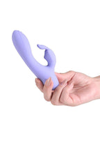 Love Notes Stay Rechargeable Silicone Petite Rabbit Vibrator - Lavender