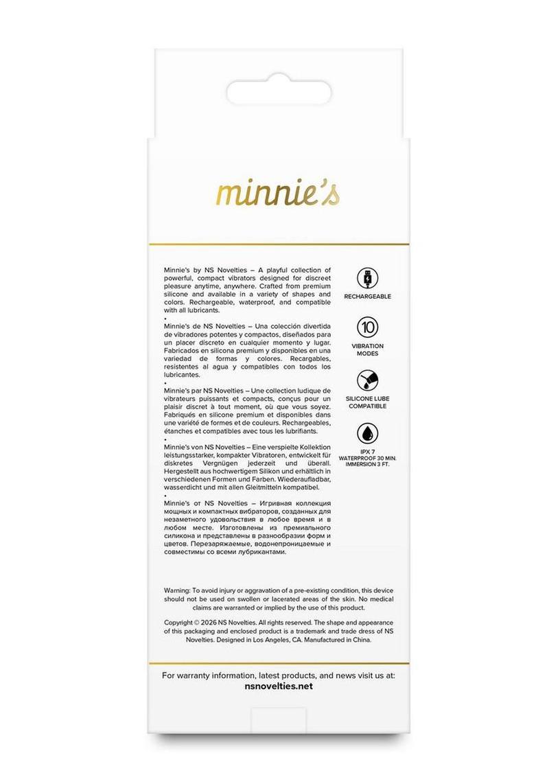 Minnie's Spark Rechargeable Silicone Flexible Bullet - Purple