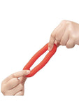 B-Vibe Flex Ring Bulk Silicone Cock Ring - Red
