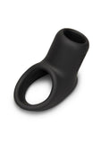 B-Vibe Flex Ring Shaft Silicone Cock Ring and Ball Stretcher - Black