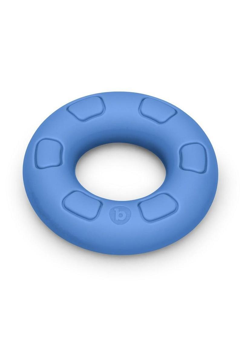 B-Vibe Flex Ring Ultra Soft Silicone Cock Ring - Blue